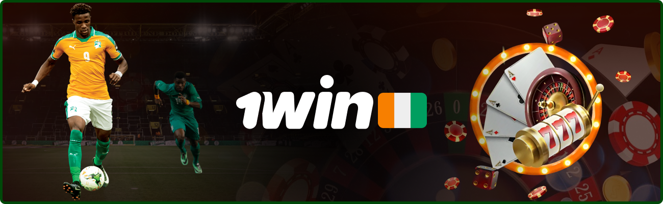 Guide des paris sportifs, des jeux de casino et des bonus du casino 1win en Côte d'Ivoire